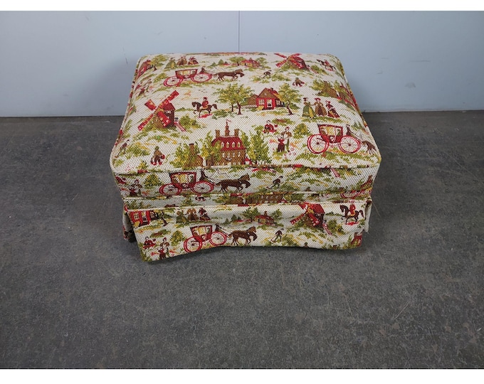 Simple Days ! Upholstered 1940,s Ottoman # 195444 Shipping is not a 1.00 Shipping is not free please contact us before purchase Thanks