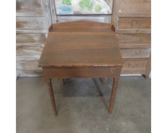 Early 1800's Flip Top Desk # 184394 Shipping is not a 1.00 Shipping is not free please contact us before purchase Thanks