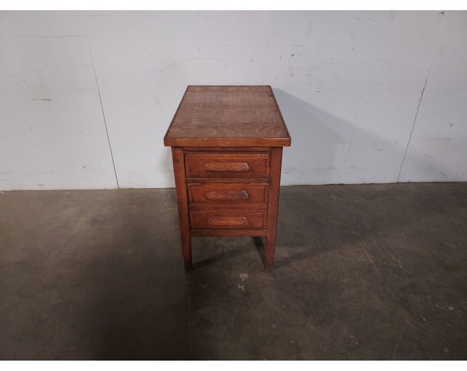 Useful 1940,s Three Drawer Oak Cabinet # 194202  Shipping is not free please conatct us before purchase Thanks