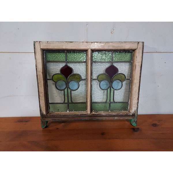 1890,s Double Pain Stain Glass Window #  194545 Shipping is not free please conatct us before purchase Thanks