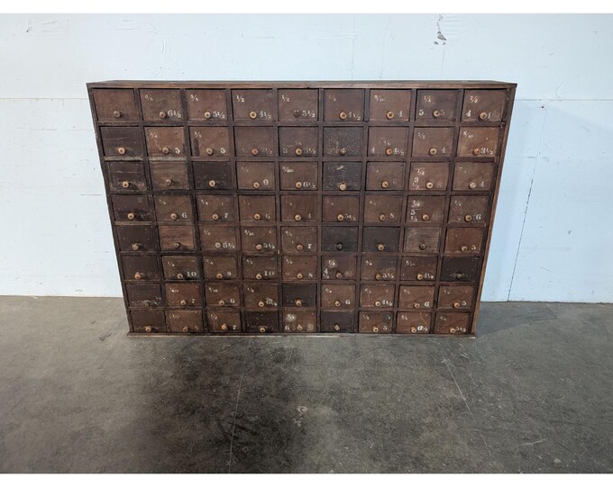 1900,s 72 Drawer Cabinet From A Hardware Store # 196445 Shipping is not a 1.00 Shipping is not free please contact us before purchase Thanks