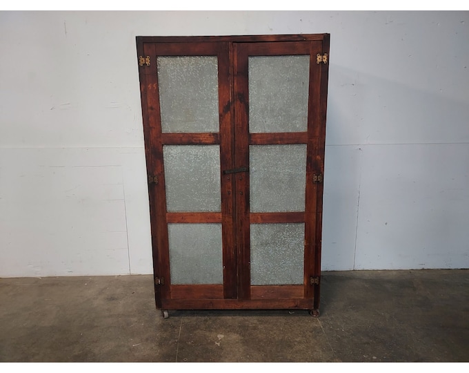 Unique 1890,s Zinc Bakers Cabinet # 191573 Shipping is not free please conatct us before purchase Thanks