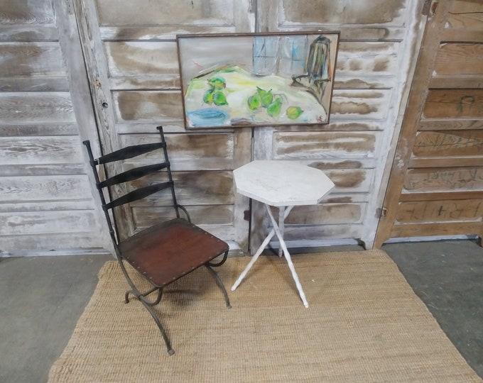 CAST IRON CHAIR # 17416 Shipping is not free please conatct us before purchase Thanks