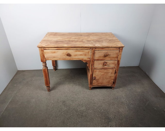 Mid 1800,s Stripped Pine Desk # 190641 Shipping is not free please conatct us before purchase Thanks