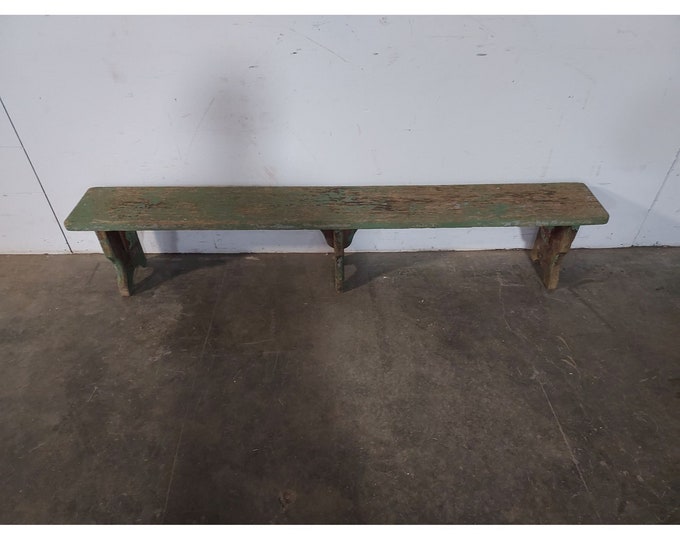 Simple Late 1800,s Three Leg Bench # 194171 Shipping is not free please conatct us before purchase Thanks