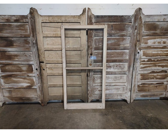 2 PANE ANTIQUE WINDOW # 186599 Shipping is not free please conatct us before purchase Thanks