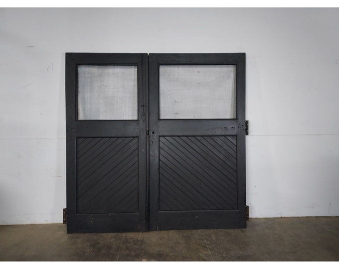 Pair Of Late 1800,s Barn Doors # 193239 Shipping is not free please conatct us before purchase Thanks