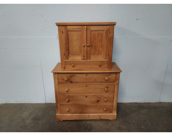 UNUSUAL 1880,s PINE CABINET # 190597 Shipping is not free please conatct us before purchase Thanks