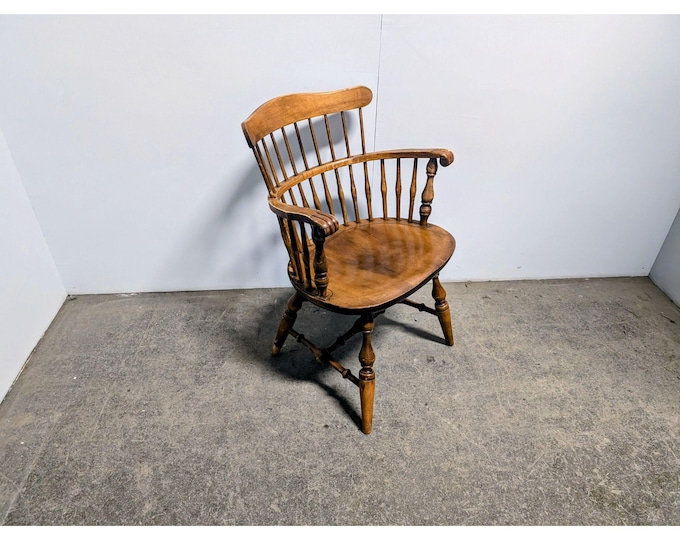 1940,s Maple Windsor Arm Chair # 199769 Shipping is not a 1.00 Shipping is not free please contact us before purchase Thanks