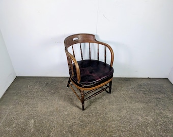 Unusual Mid 1800,s Shaker Style Bow Back Chair # 197866 Shipping is not a 1.00 Shipping is not free please contact us before purchase Thanks