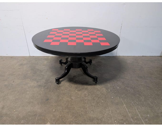 1830,s Mahogany Painted Pedestal Table # 200156 Shipping is not a 1.00 Shipping is not free please contact us before purchase Thanks