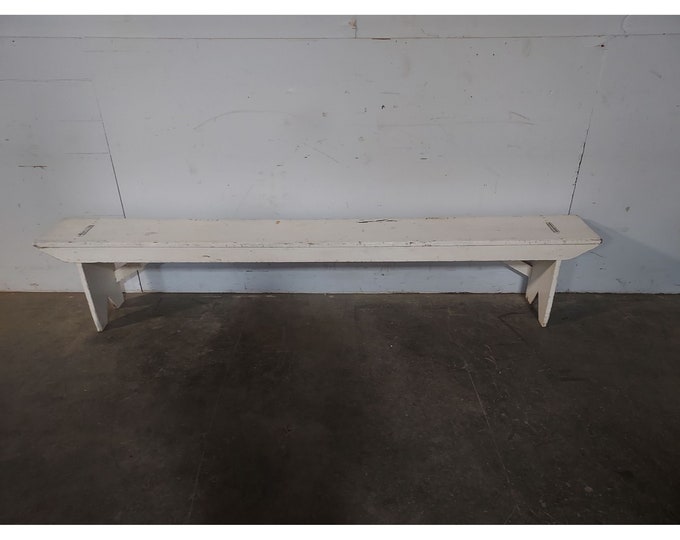 Nicely Constructed 1900,s Painted Bench # 194169 Shipping is not free please conatct us before purchase Thanks