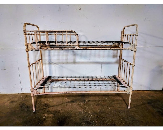 Rare 1920,s Cast Iron Bunk Beds # 194643 Shipping is not a 1.00 Shipping is not free please contact us before purchase Thanks
