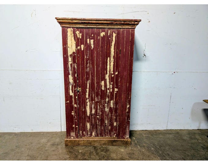 Late 1800,s One Door Cupboard # 199080 Shipping is not a 1.00 Shipping is not free please contact us before purchase Thanks