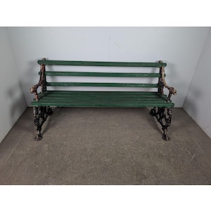 1900,s Cast Iron And Wood Bench # 196793 Shipping is not a 1.00 Shipping is not free please contact us before purchase Thanks