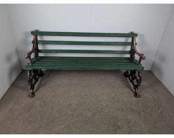 1900,s Cast Iron And Wood Bench # 196793 Shipping is not a 1.00 Shipping is not free please contact us before purchase Thanks
