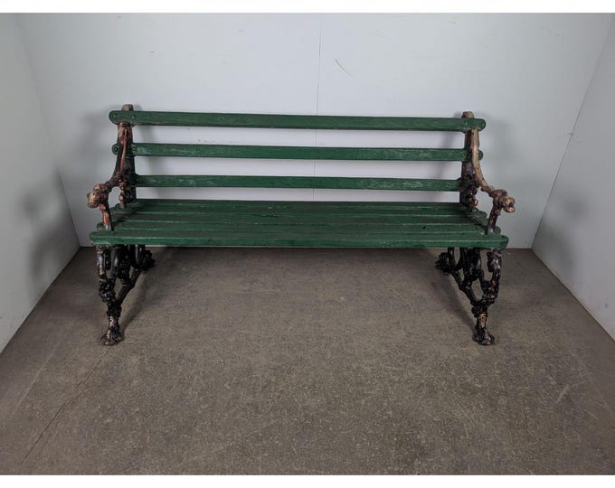 1900,s Cast Iron And Wood Bench # 196793 Shipping is not a 1.00 Shipping is not free please contact us before purchase Thanks