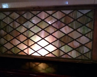 1880's Slag Glass Window