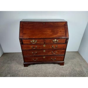 Late 1700,s Mahogany Slant Front Desk # 195200 Shipping is not a 1.00 Shipping is not free please contact us before purchase Thanks