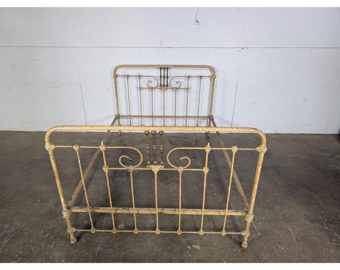 1900,S IRON BED # 197373 Shipping is not a 1.00 Shipping is not free please contact us before purchase Thanks