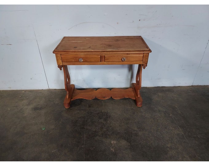 Mid 1800,s Two Drawer Pine Table # 192748 Shipping is not free please conatct us before purchase Thanks