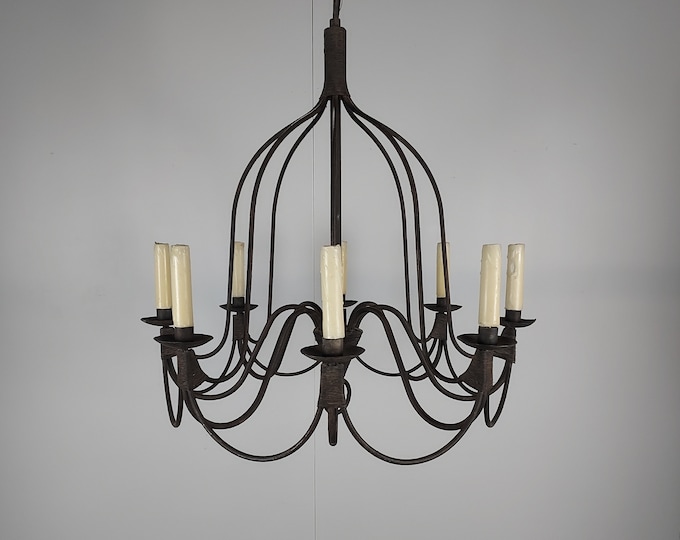 NICE IRON CHANDELIER # 181804 Shipping is not a 1.00 Shipping is not free please contact us before purchase Thanks