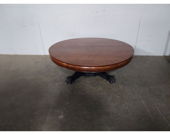 1920,s Round Oak Coffee Table # 193711 Shipping is not free please conatct us before purchase Thanks