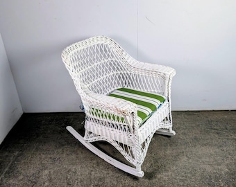 1910 Bar Harbour Wicker Rocking Chair # 196582 Shipping is not a 1.00 Shipping is not free please contact us before purchase Thanks