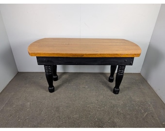 1900,s Maple Top Work Table # 196329 Shipping is not a 1.00 Shipping is not free please contact us before purchase Thanks