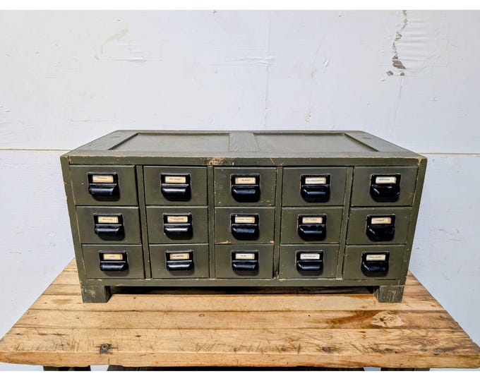 1940,S 15 DRAWER FILE CABINET # 198976 Shipping is not a 1.00 Shipping is not free please contact us before purchase Thanks