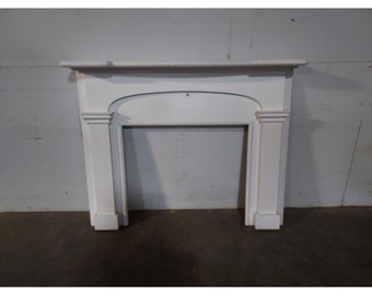 Simple Mid 1800,s Painted Pine Mantel # 195136 Shipping is not a 1.00 Shipping is not free please contact us before purchase Thanks