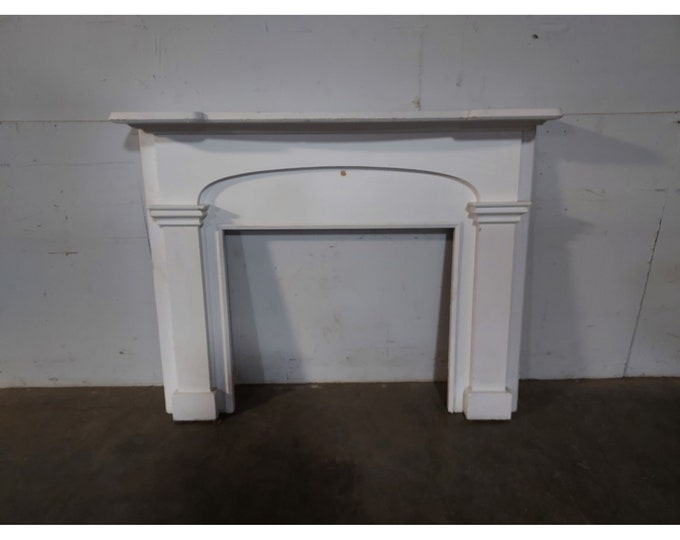 Simple Mid 1800,s Painted Pine Mantel # 195136 Shipping is not a 1.00 Shipping is not free please contact us before purchase Thanks