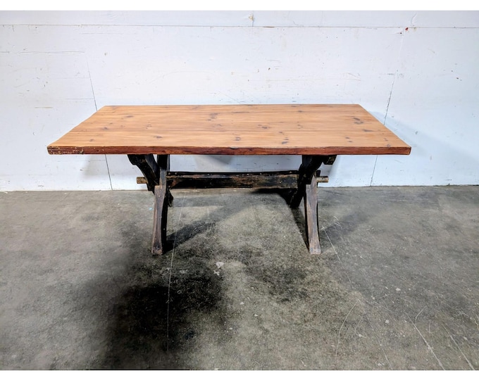 1930,S VERMONT TRESTLE TABLE # 198095 Shipping is not a 1.00 Shipping is not free please contact us before purchase Thanks