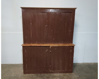 Mid 1800'S Four Door Cupboard # 183089 Shipping is not free please conatct us before purchase Thanks