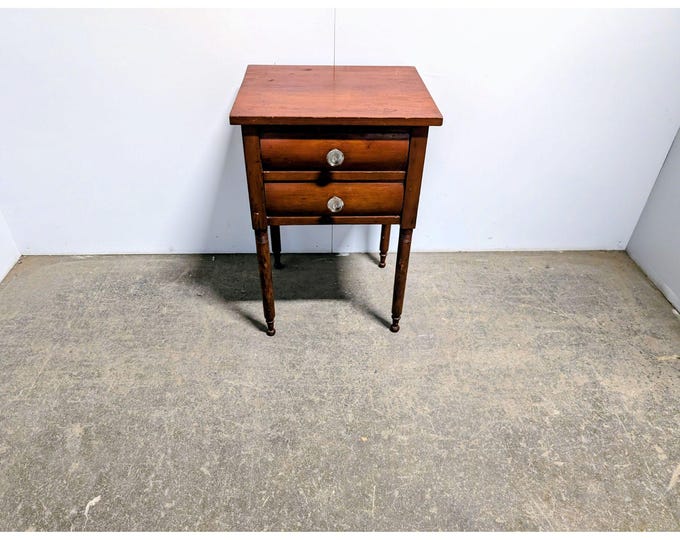 1840,s Two Drawer Pine Table # 201281 Shipping is not a 1.00 Shipping is not free please contact us before purchase Thanks