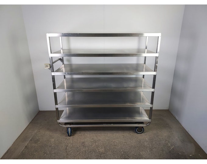 Vintage Stainless Steel Shelving # 190736 Shipping is not free please conatct us before purchase Thanks