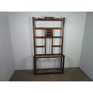 1920,s Coat Rack With Mirror Umberalla Rack # 192683 Shipping is not a 1.00 Shipping is not free please contact us before purchase Thanks
