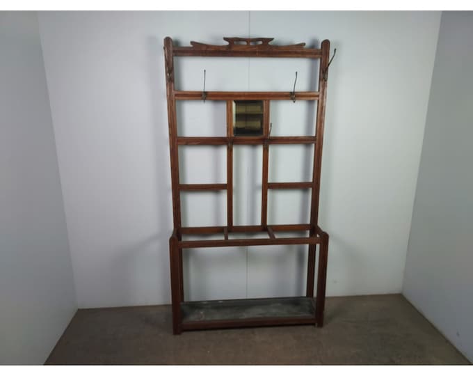 1920,s Coat Rack With Mirror Umberalla Rack # 192683 Shipping is not a 1.00 Shipping is not free please contact us before purchase Thanks