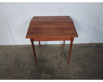 Simple  1900,s Slant Top Schoolmasters Desk # 194402 Shipping is not free please conatct us before purchase Thanks