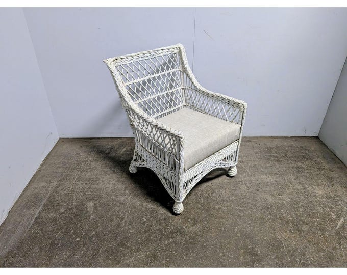 1940,S WICKER ARM CHAIR # 198320 Shipping is not a 1.00 Shipping is not free please contact us before purchase Thanks