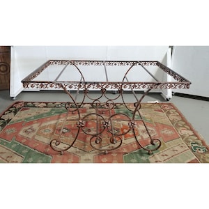 Cast Iron French Table # 181079 Shipping is not a 1.00 Shipping is not free please contact us before purchase Thanks