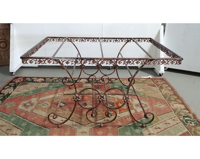 Cast Iron French Table # 181079 Shipping is not a 1.00 Shipping is not free please contact us before purchase Thanks