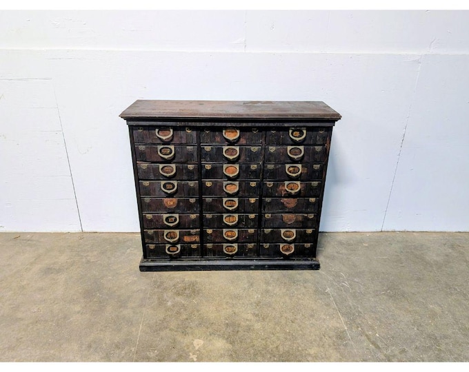 1890,S 24 DRAWER BOOKKEEPERS CABINET # 200076 Shipping is not a 1.00 Shipping is not free please contact us before purchase Thanks