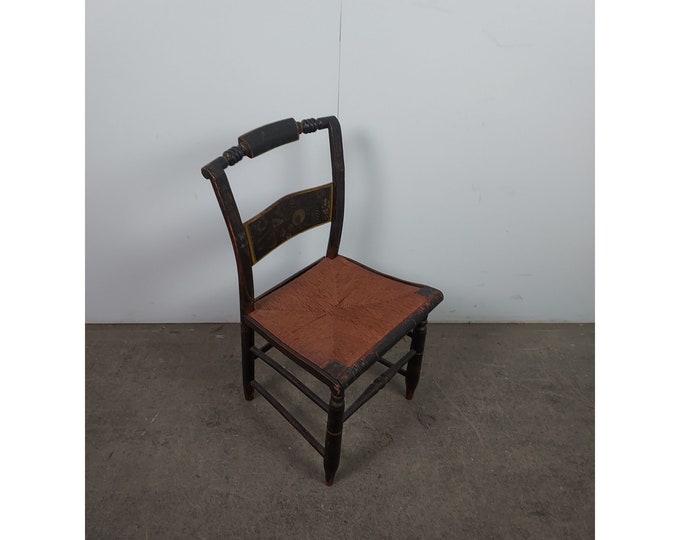 Simple Mid 1800,s Paint Decorated Chair # 194117  Shipping is not free please conatct us before purchase Thanks
