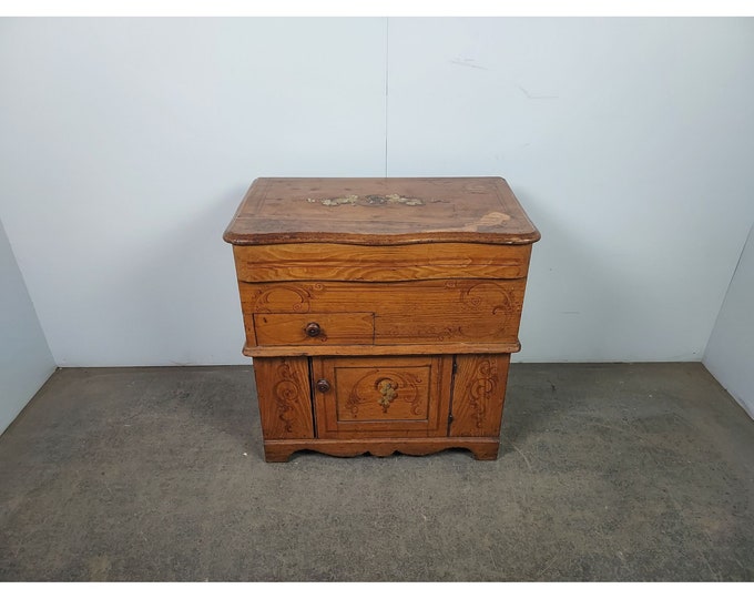 1890,s Paint Decorated Dry Sink # 191177 Shipping is not free please conatct us before purchase Thanks