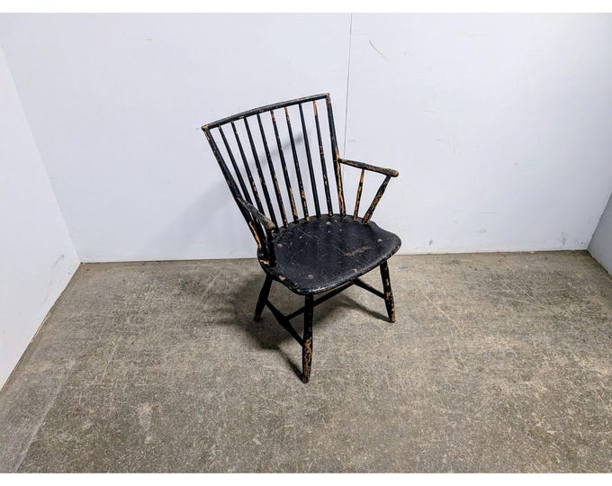 1840,s Spindle Back Arm Chair # 198350 Shipping is not a 1.00 Shipping is not free please contact us before purchase Thanks