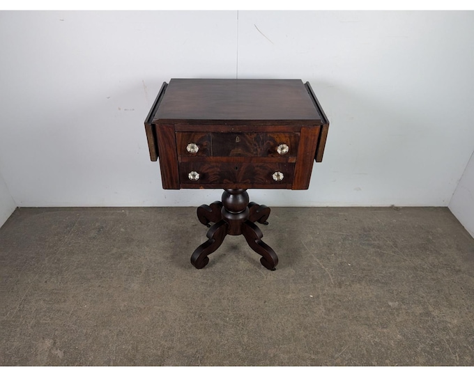 1840,s Two Drawer Mahogany Drop Leaf Table # 197559 Shipping is not a 1.00 Shipping is not free please contact us before purchase Thanks