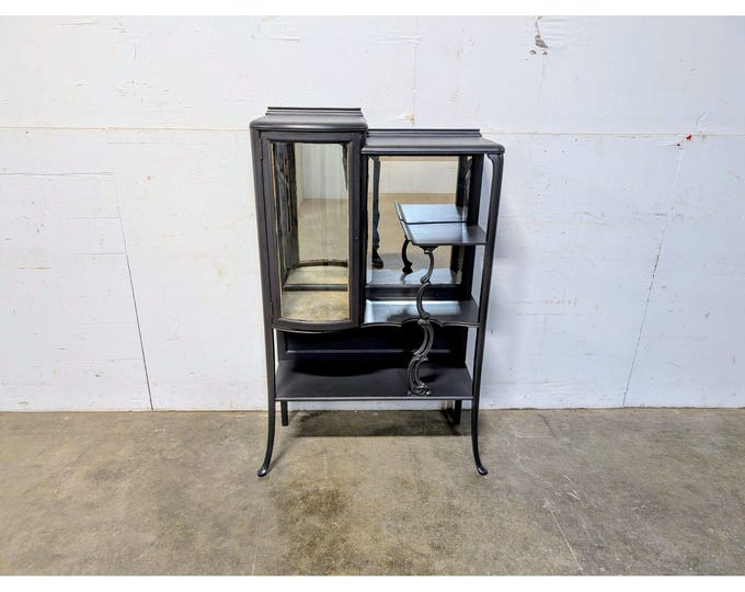 Unique 1920,s Mahogany Painted Display Cabinet # 198970 Shipping is not a 1.00 Shipping is not free please contact us before purchase Thanks