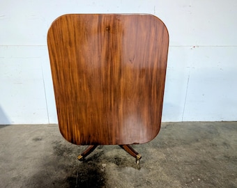 An Outstanding Large Scale Mahogany Flip Top Table # 197479 Shipping is not a 1.00 Shipping is not free please contact us before purchase