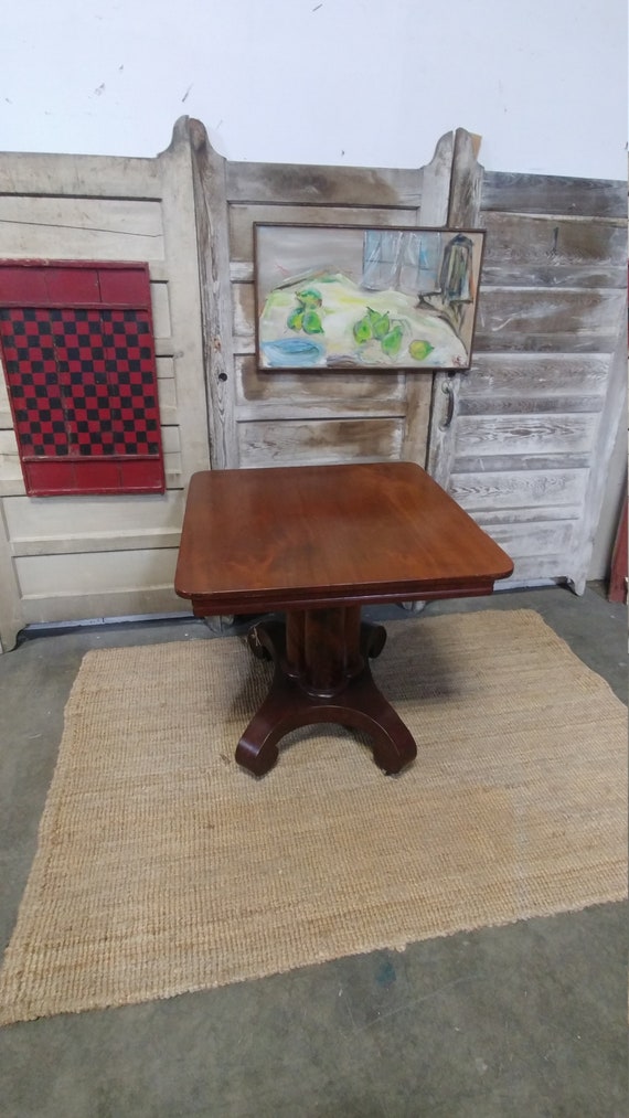 Mahogany Empire Table 182320 Etsy